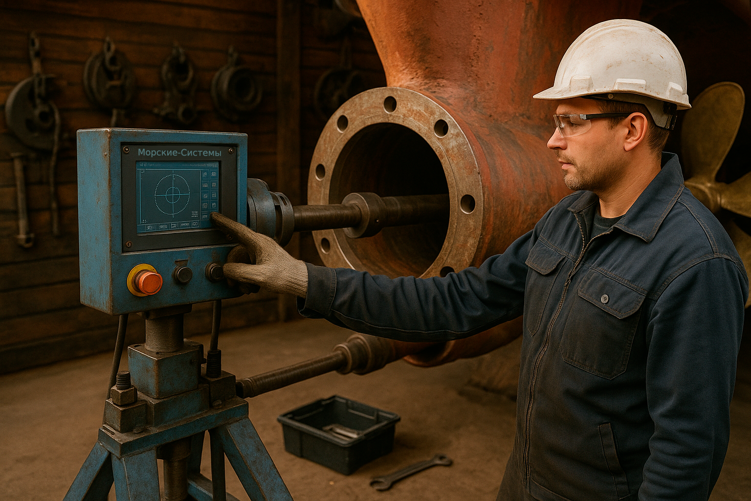 Расточка дейдвудовых труб